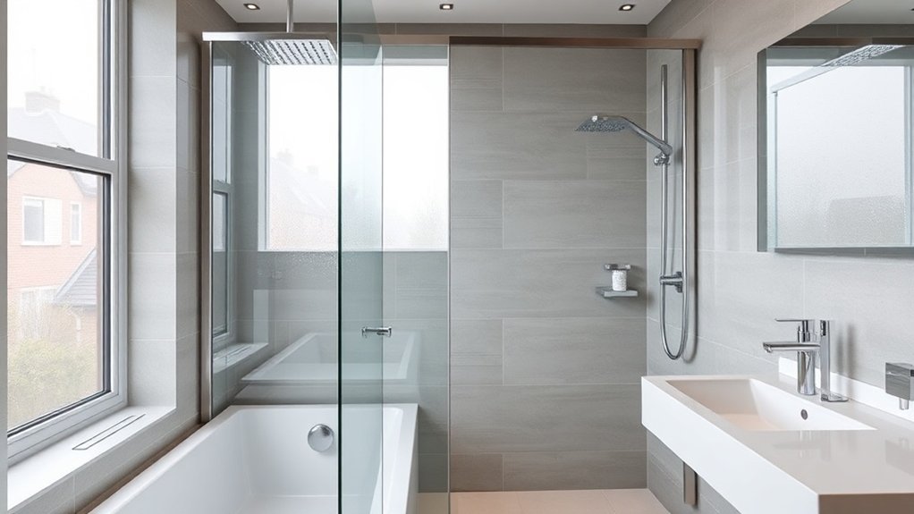 Semi-Frameless Shower Screens Norbury