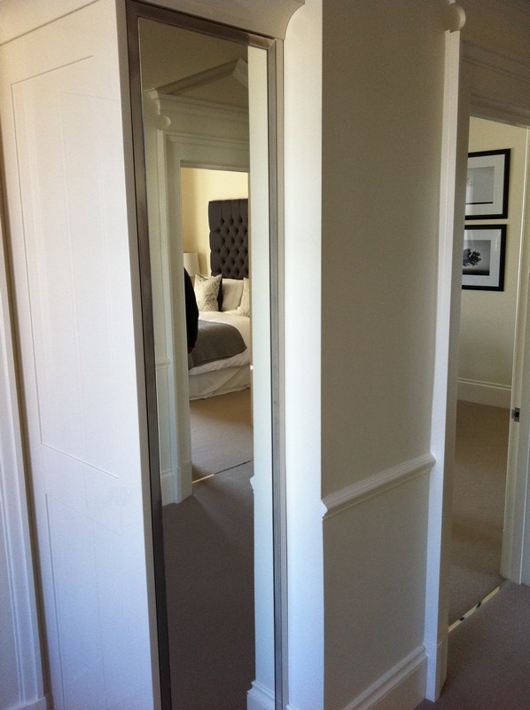 Full-length wardrobe mirror fitted in Norbury home